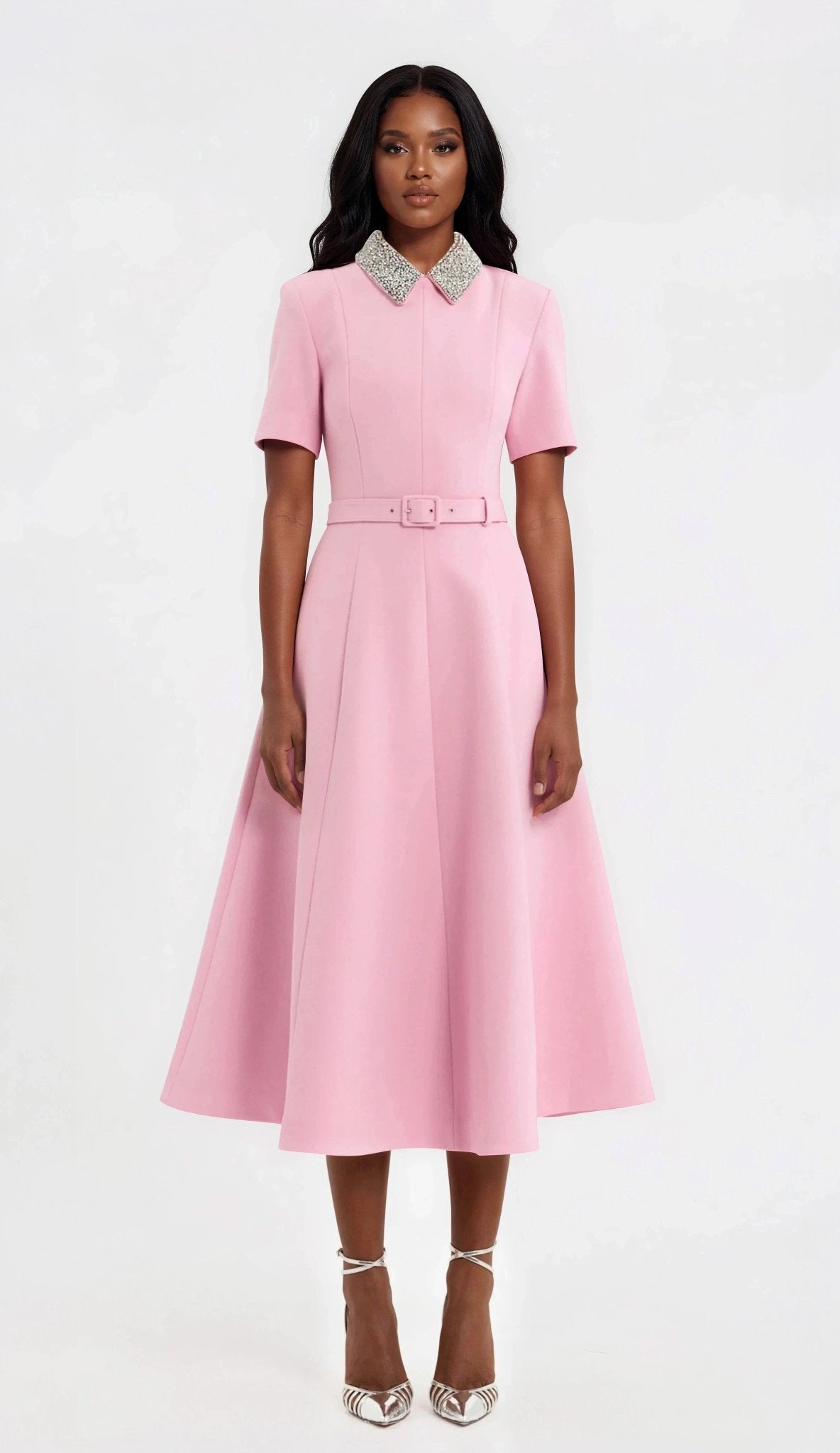 Xena S/S Midi – Pink Xena S/S Midi – Pink