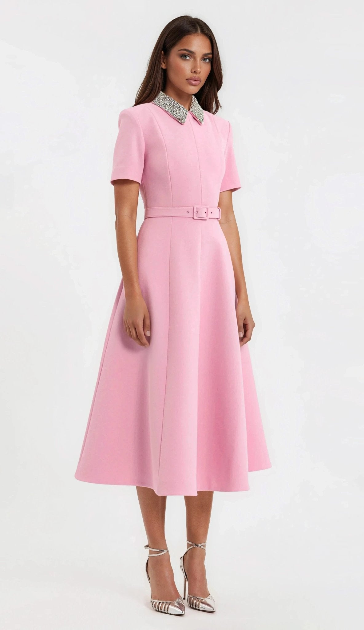 Xena S/S Midi – Pink Xena S/S Midi – Pink