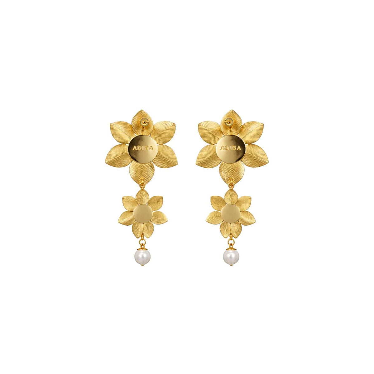 Magnolia Bloom Drop Earring