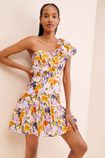 Kylie One Shoulder Mini Dress - Multicolor (Final Sale)