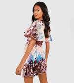 Verona Paillette Mini Dress - Pink Multi (Final Sale)