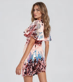 Verona Paillette Mini Dress - Pink Multi (Final Sale)