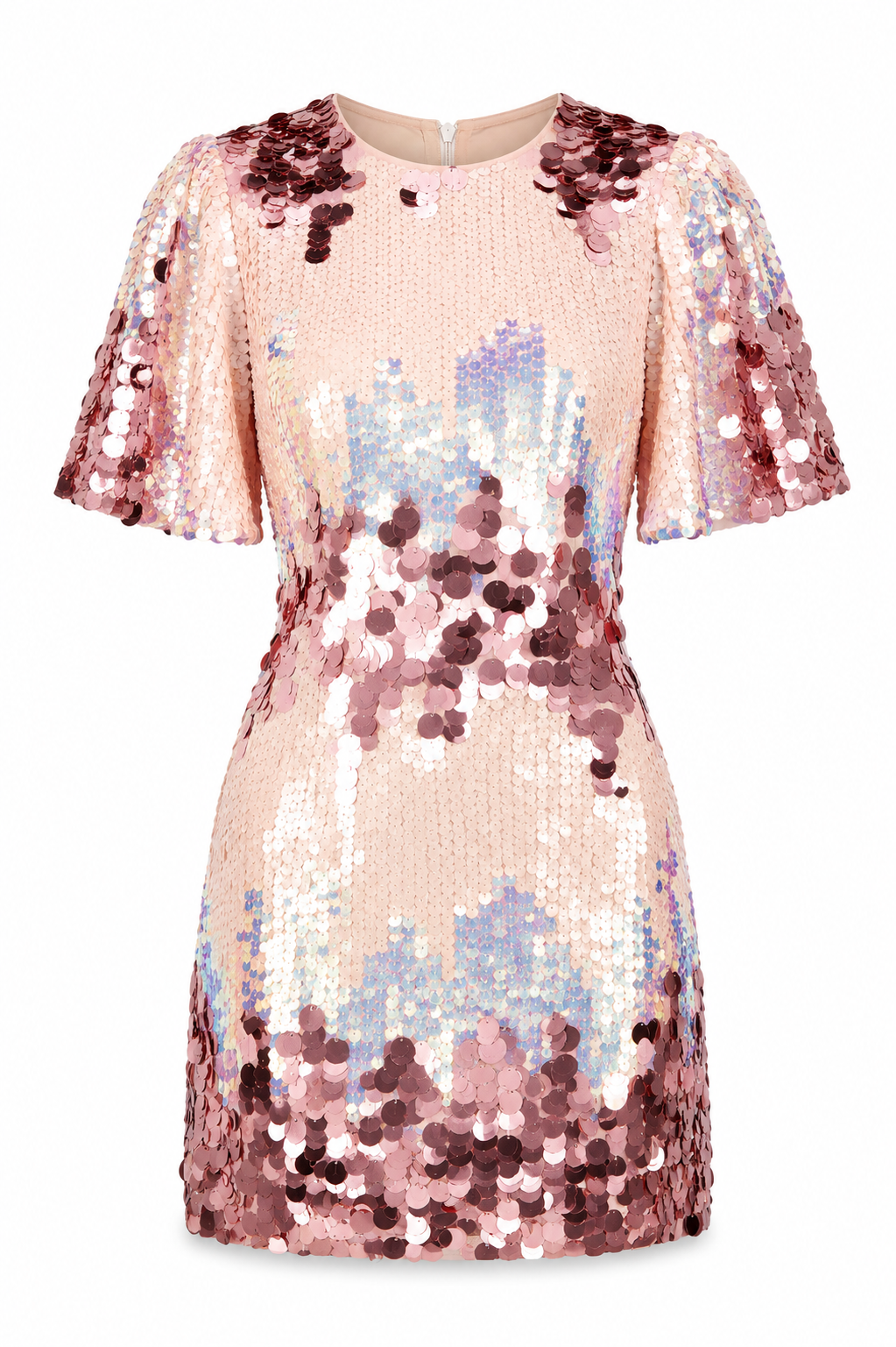 Verona Paillette Mini Dress - Pink Multi (Final Sale)