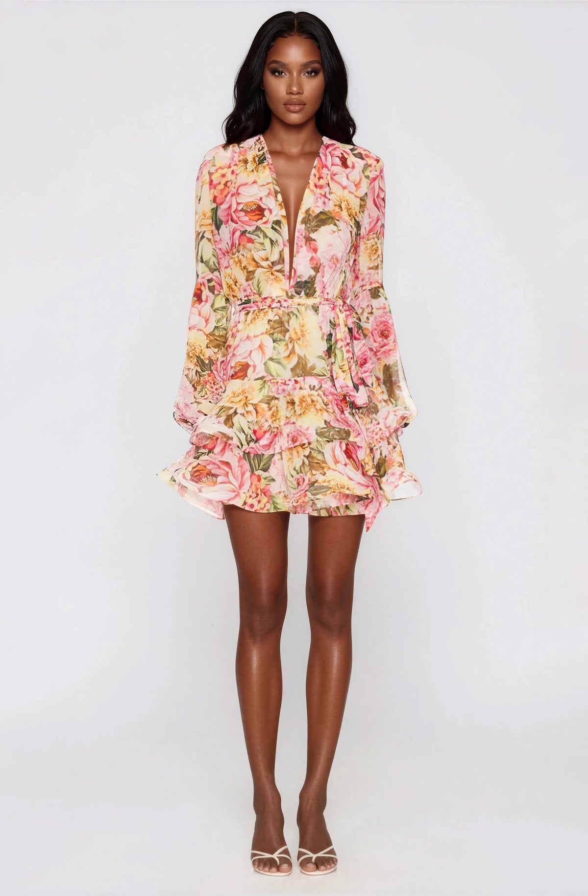 Bedouin Rose Mini Dress – Rose Floral