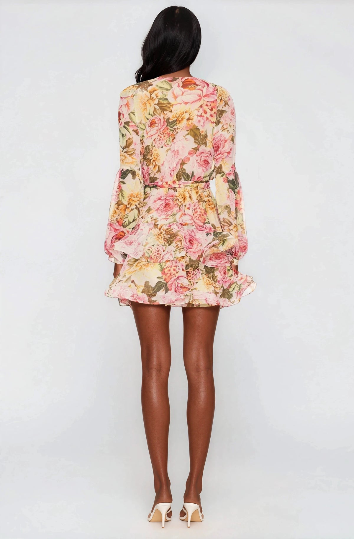 Bedouin Rose Mini Dress – Rose Floral