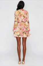 Bedouin Rose Mini Dress – Rose Floral