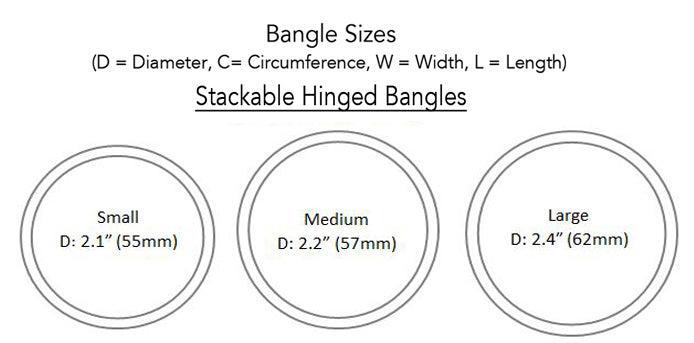 Belle Étoile Accent Studs Bangle