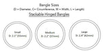 Belle Étoile Accent Studs Bangle