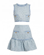 Elina Boucle Set - Blue Boucle (Final Sale)