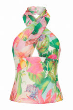 Fontes Halter Neck Top – Pink Floral (Final Sale)