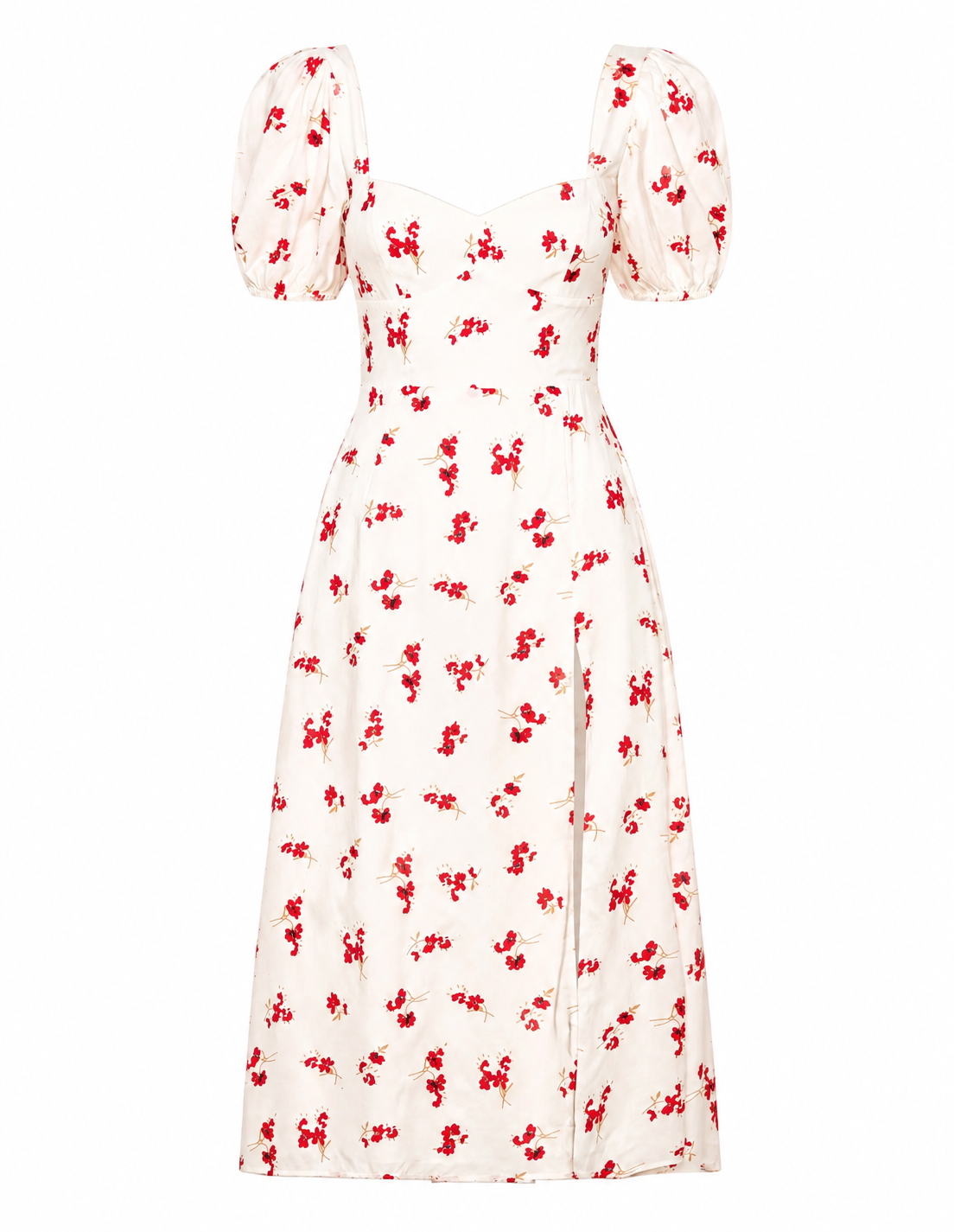 Gillian Midi Dress – Summer White Floral (Final Sale)