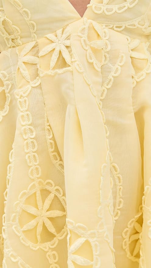 Jovie Babydoll Mini Dress - Lemon (Final Sale)