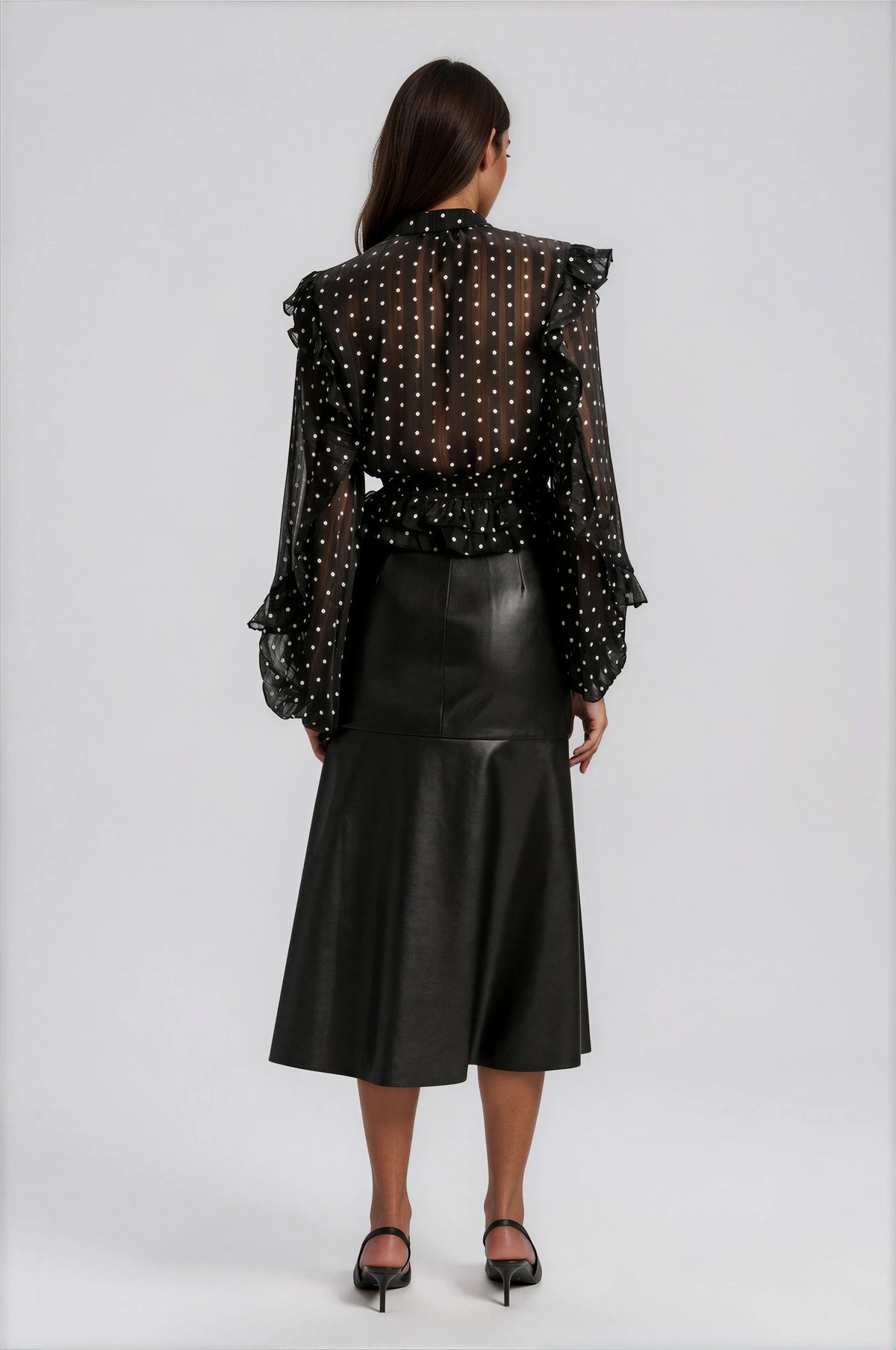 Kindra Vegan Leather Skirt – Black (Final Sale)