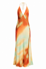 Lizbeth Halter Maxi Dress - Sunrise
