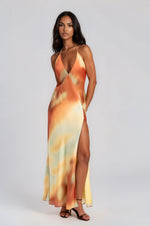 Lizbeth Halter Maxi Dress - Sunrise