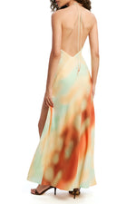 Lizbeth Halter Maxi Dress - Sunrise