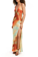 Lizbeth Halter Maxi Dress - Sunrise