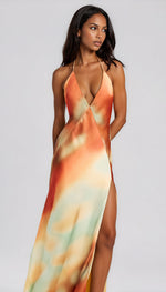 Lizbeth Halter Maxi Dress - Sunrise