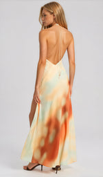 Lizbeth Halter Maxi Dress - Sunrise