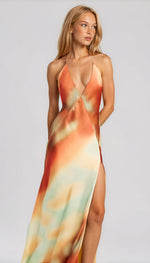 Lizbeth Halter Maxi Dress - Sunrise