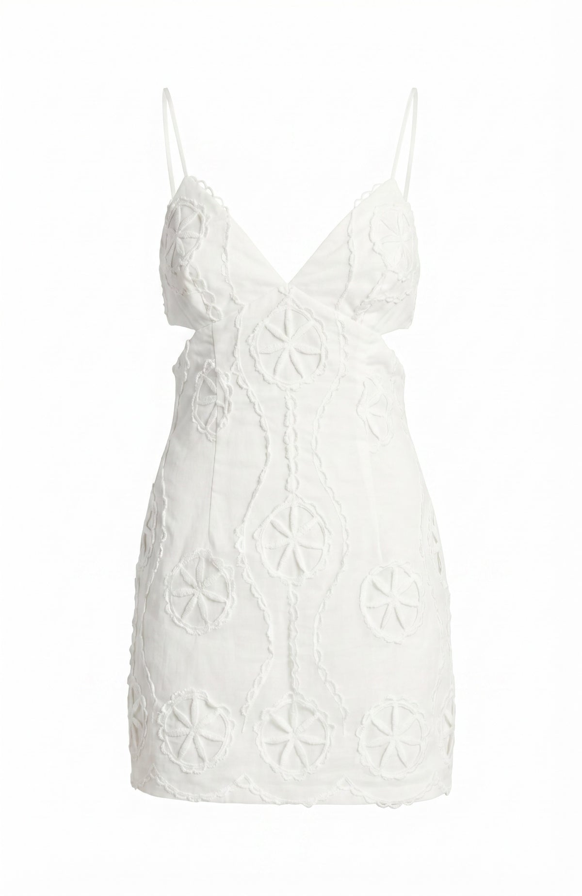 Loressa Lace Mini Dress – Orchid White (Final Sale)