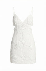 Loressa Lace Mini Dress – Orchid White (Final Sale)