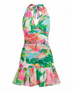 Mave Halter Neck Mini Dress – Pink Floral (Final Sale)