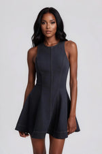 Palmer Denim Mini Dress - Dark Denim (Final Sale)