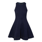 Palmer Denim Mini Dress - Dark Denim (Final Sale)