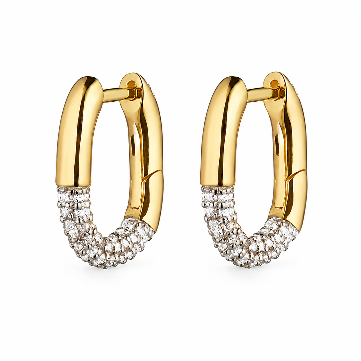 Milena Hoops - 925 Sterling Silver