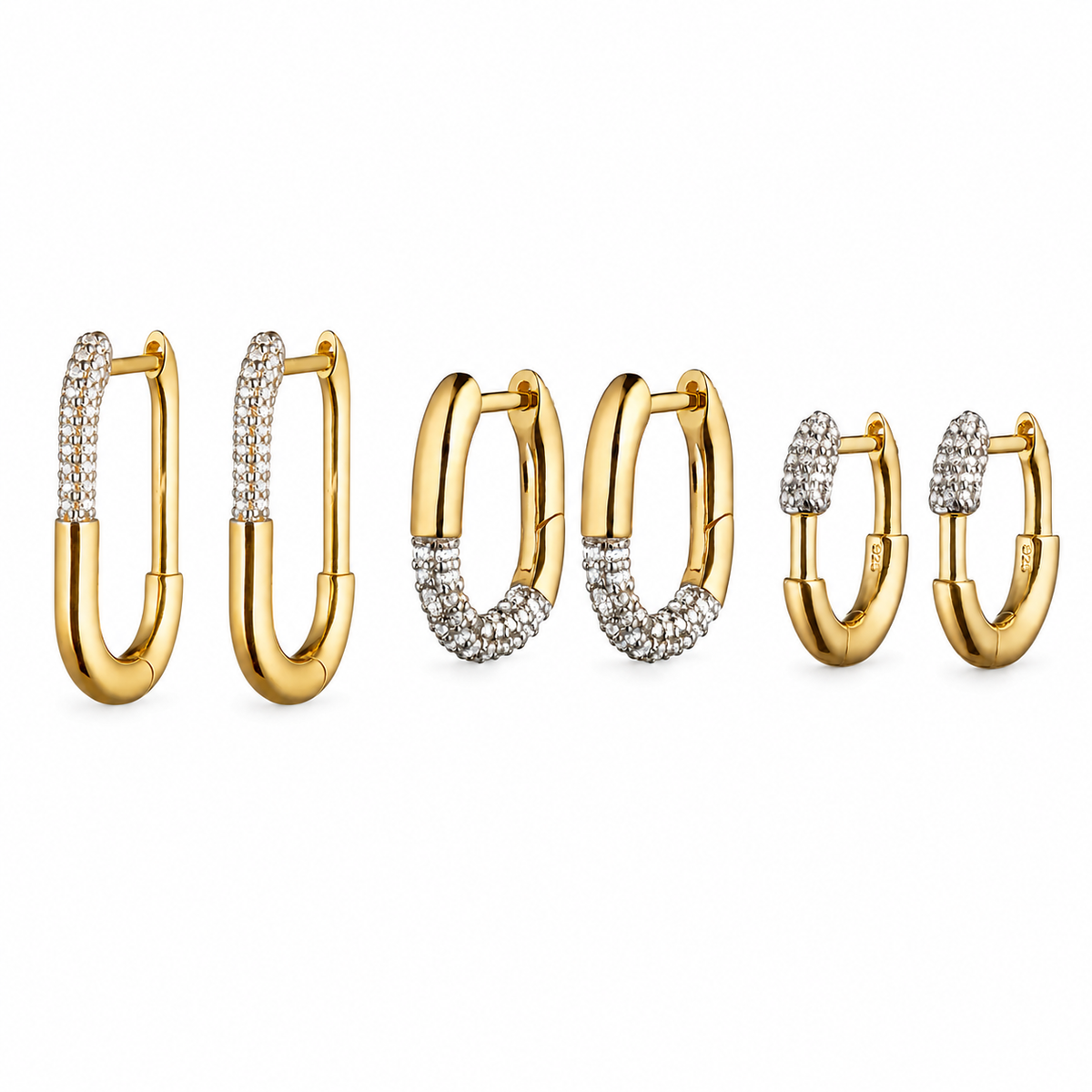 Milena Hoops - 925 Sterling Silver