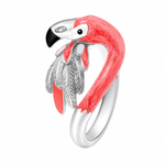 Statement Flamingo Rings