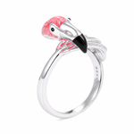 Statement Flamingo Rings