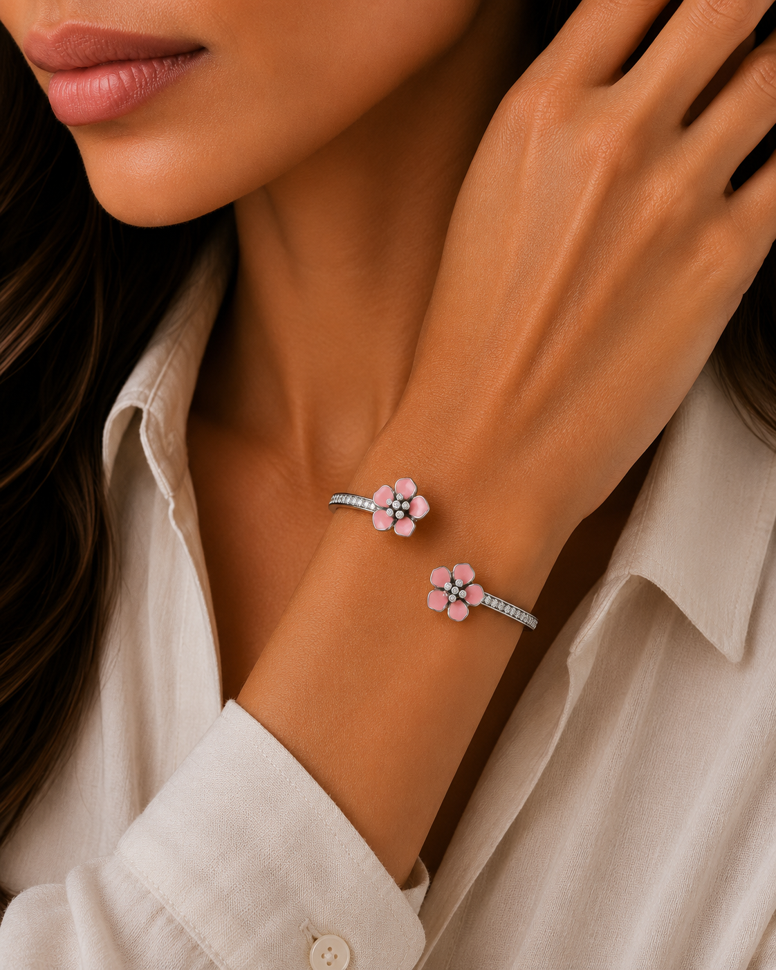 Belle Étoile Forget Me Not Bangle