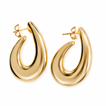 Clara Curved Hoop Earrings