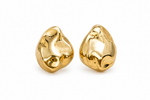 Giselle Dented Dome Earrings