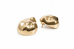 Giselle Dented Dome Earrings