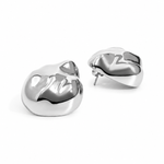 Giselle Dented Dome Earrings