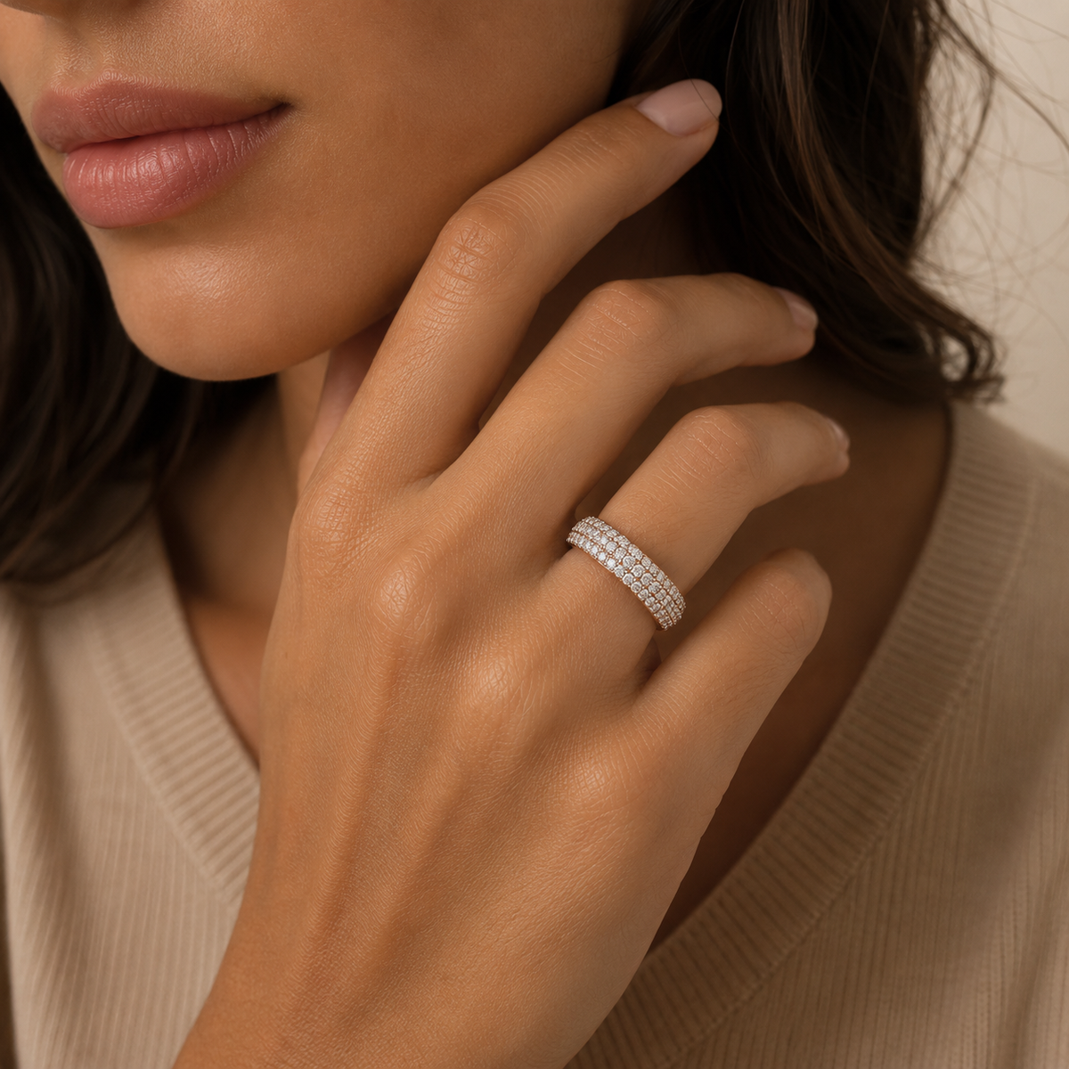 Belle Étoile Pavé Ring