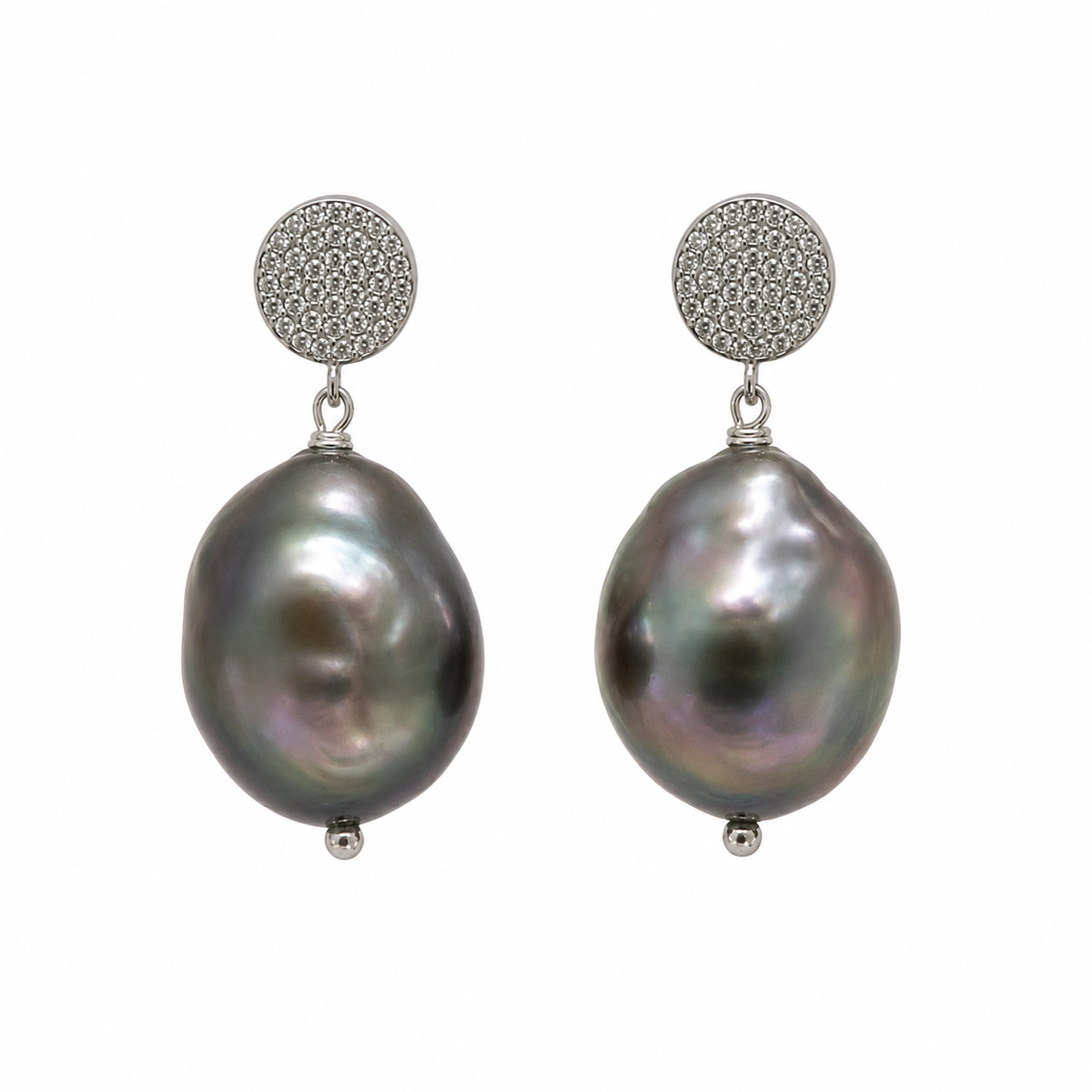 Sophia Baroque Pearl Drop Earrings