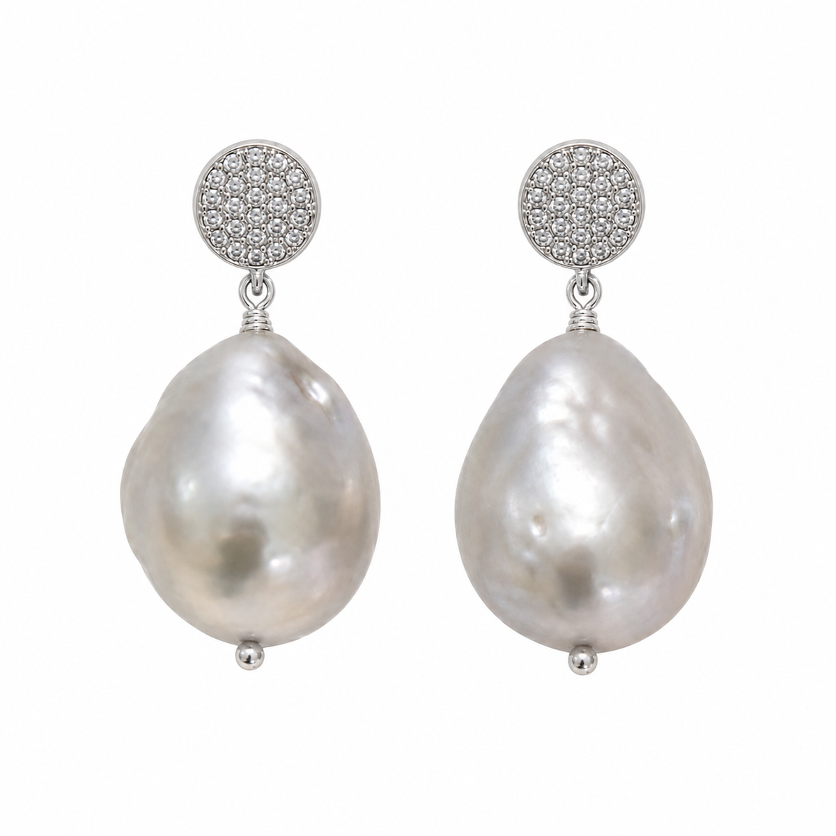 Sophia Baroque Pearl Drop Earrings