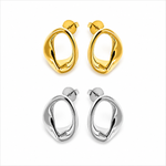 Kate Abstract Oval Earrings
