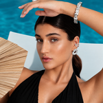 Nathalia Sculpted Hammered Earrings