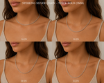 Belle Étoile Thick Rolo Sterling Silver Chain
