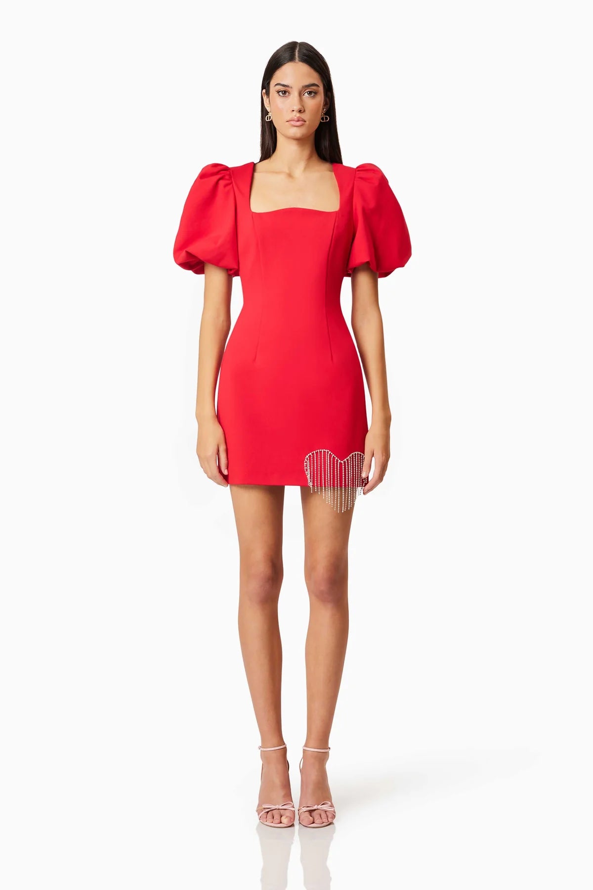 Cherie Mini Dress - Red (Final Sale)