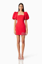 Cherie Mini Dress - Red (Final Sale)