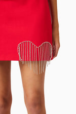 Cherie Mini Dress - Red (Final Sale)