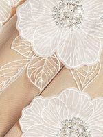 Dahlia Mini Dress - Ivory/Nude (Final Sale)