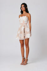 Dahlia Mini Dress - Ivory/Nude (Final Sale)