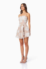 Dahlia Mini Dress - Ivory/Nude (Final Sale)